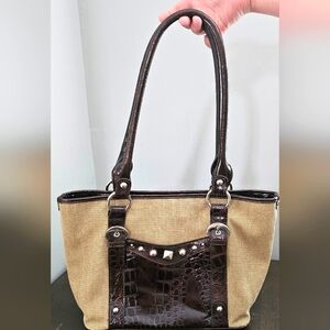 Summer Straw Tote Bag